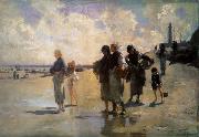 John Singer Sargent THe Oyster Gatherers of Cancale china oil painting reproduction